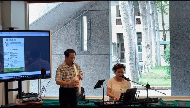 楊老師：「我是一個情感豐沛的人，常常高興也哭，難過也哭。」