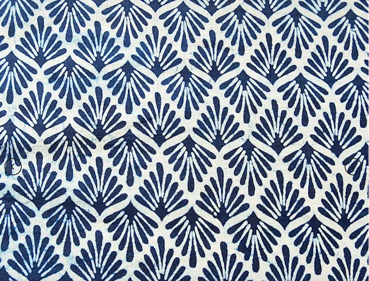 印度傳統的藍染織物