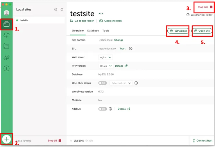 Local基本功能介紹