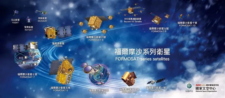 福爾摩沙衛星系列 摘取:國家太空中心