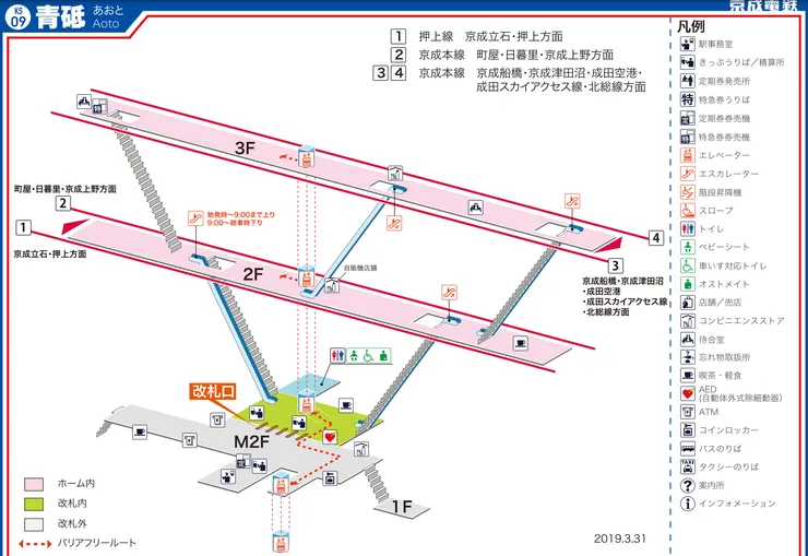 青砥站的結構算是很簡單了