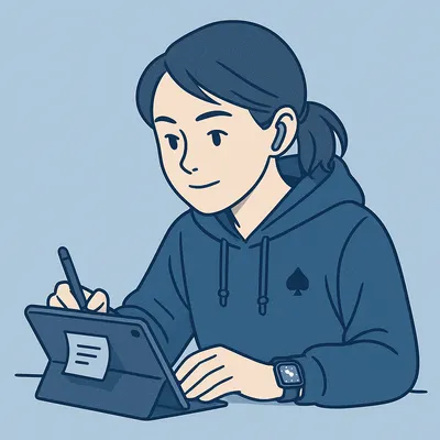 打牌前，我先寫筆記