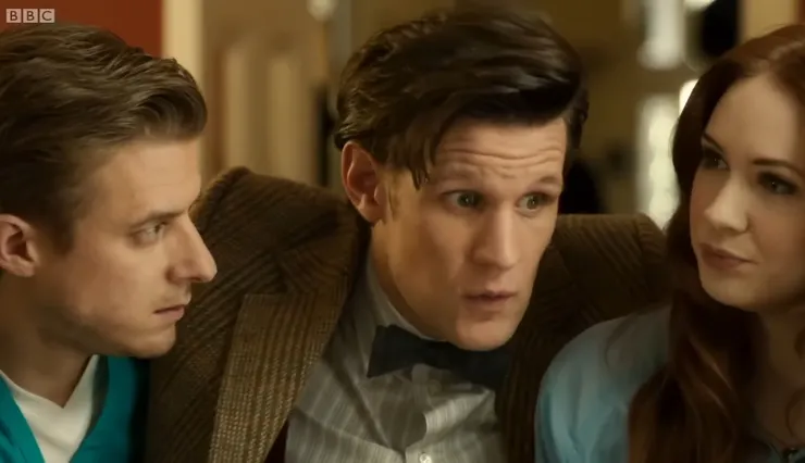 小十一真的超可愛的……(圖片擷取自Doctor Who 官方YouTube 頻道)