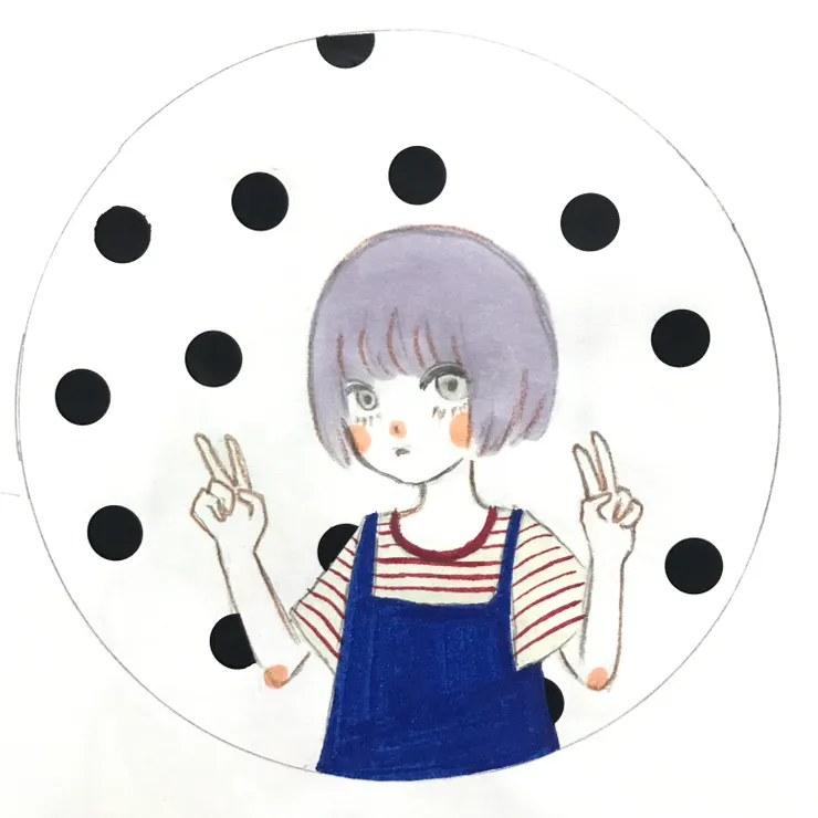 最初畫的小安弟