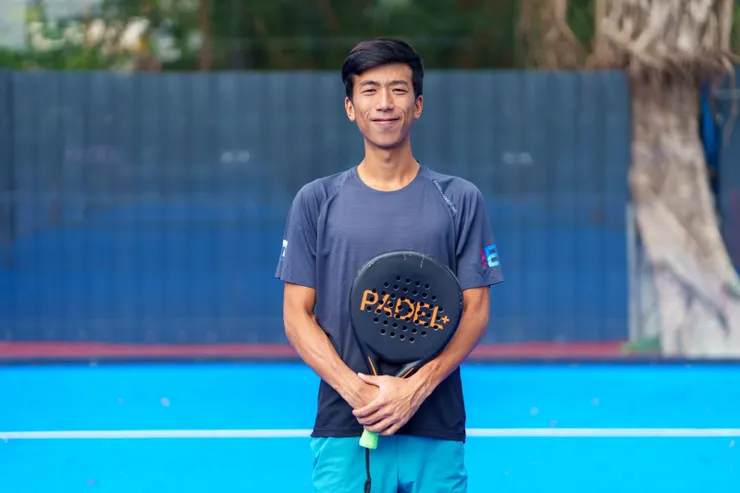 Padel教練的Vincent