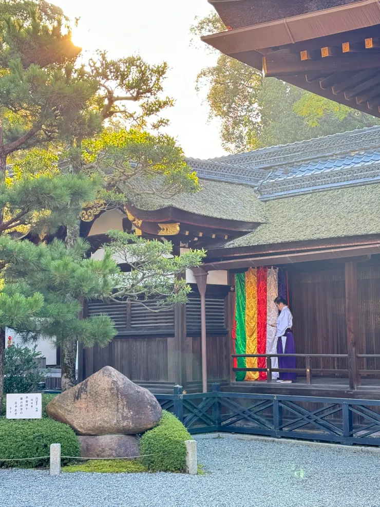 清晨開始一天的布置