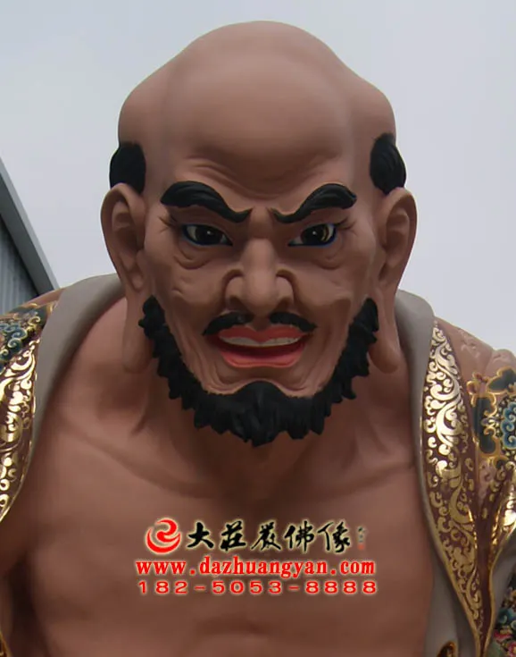 賓度羅跋羅墮閣尊者正面近照實拍圖