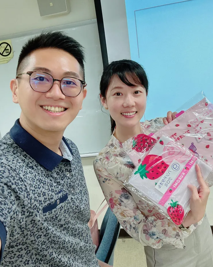 竟然收到來自同學的禮物