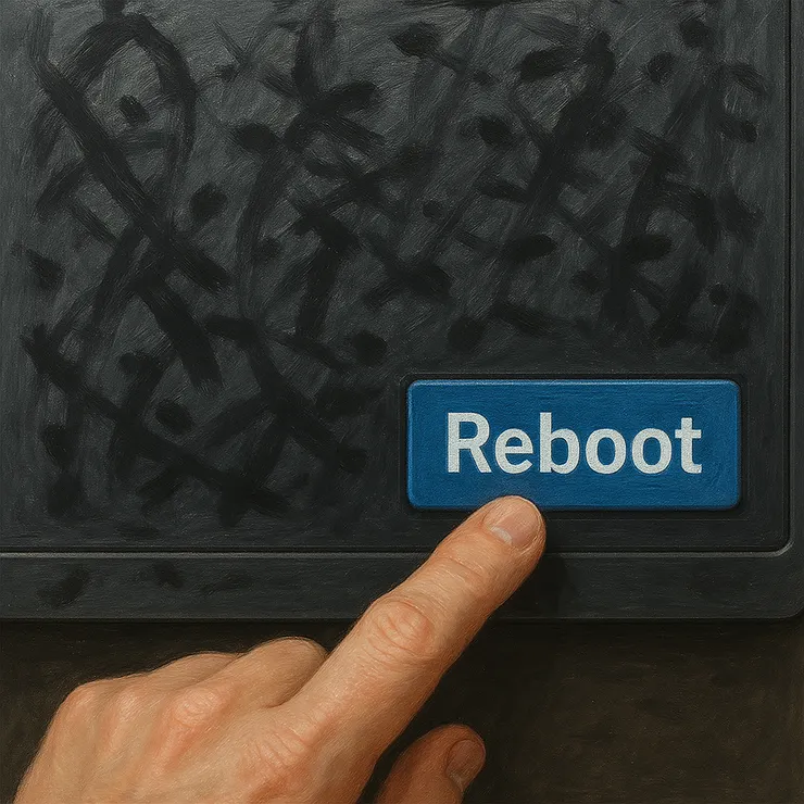 AI示意圖：重新啟動