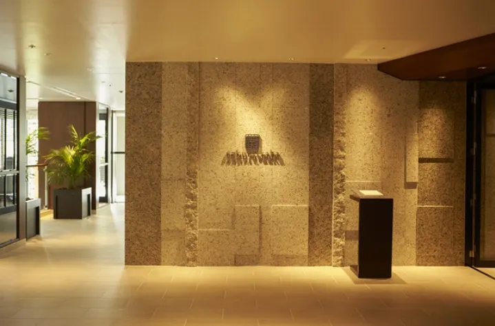 凱悅飯店二樓櫻坂餐廳入口處