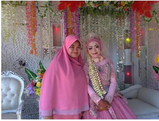 同事和新娘合照