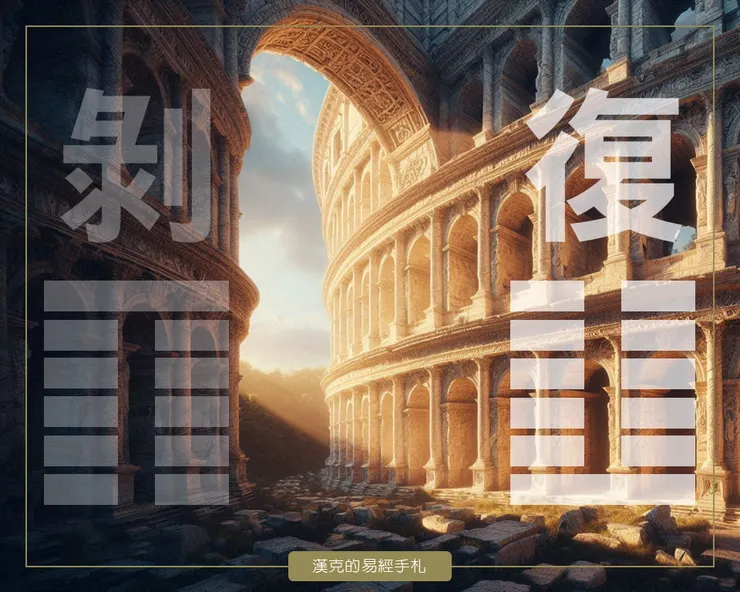 剝極而復。失去,讓人懂得感恩。剝落,是重生的前奏。 (漢克設計,AI生成圖)