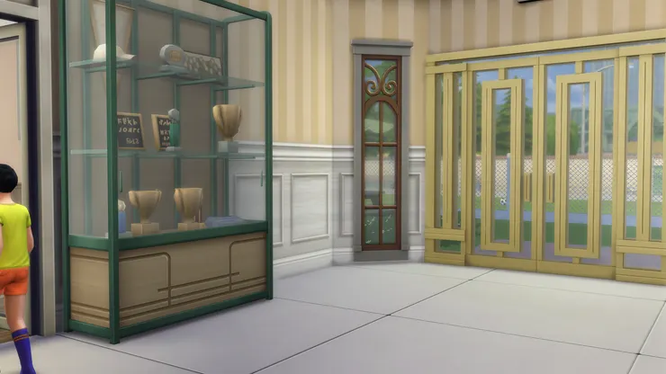 不知為何，學校的接待處總會有個放獎杯和獎牌的展示櫃。