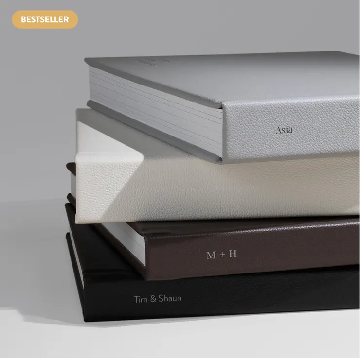 真皮封面才可以在書脊印上作品名稱