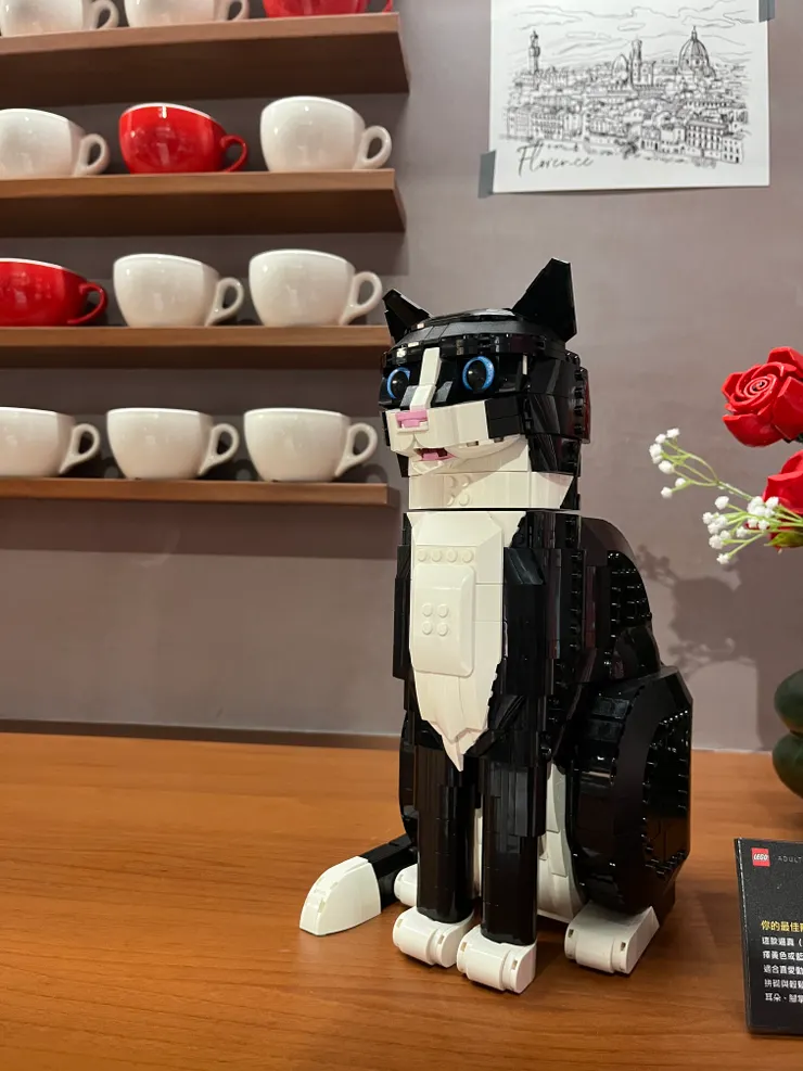 樂高中的可愛賓士貓,販售區也有賣哦~