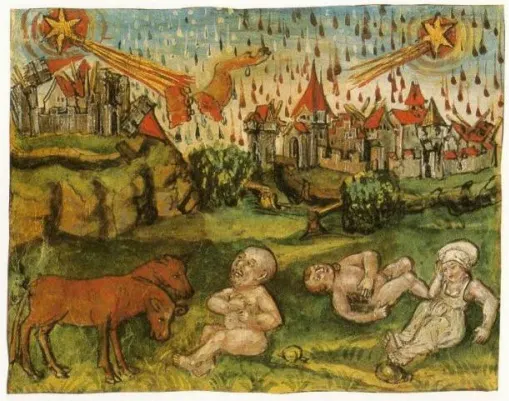 迪堡‧席林 (Diebold Schilling)《與 1456 年觀測到的兩顆彗星有關的災難》(Disaster in connection with two comets sighted in 1456)