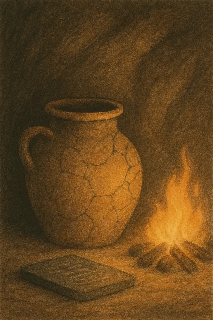 容器不因盛裝熾熱或冰冷而改變,它存在的意義,就是承接一切。