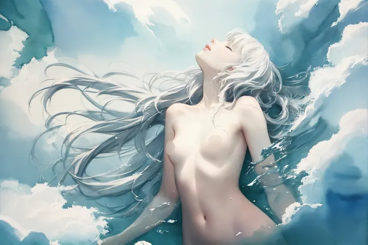 我喜歡這張圖的雲霧背景