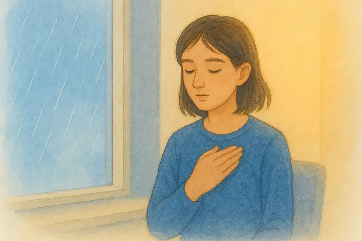 「我不再裝作沒事，而是開始聽見自己的心了。」