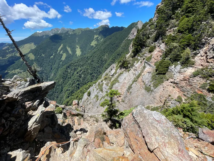 往品田山要下Ｖ斷位置