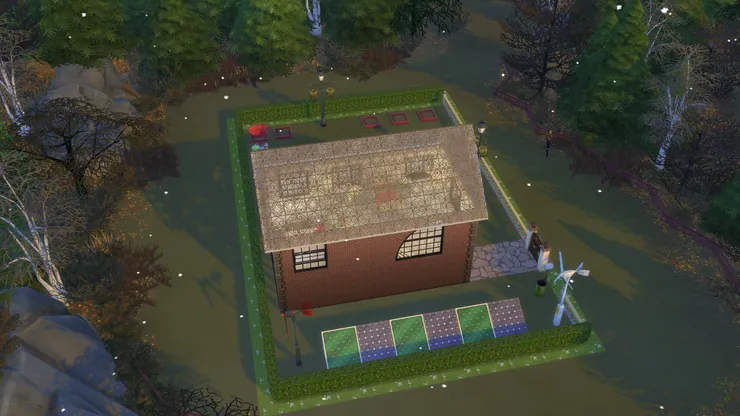 我還是無法抗拒透明屋頂。