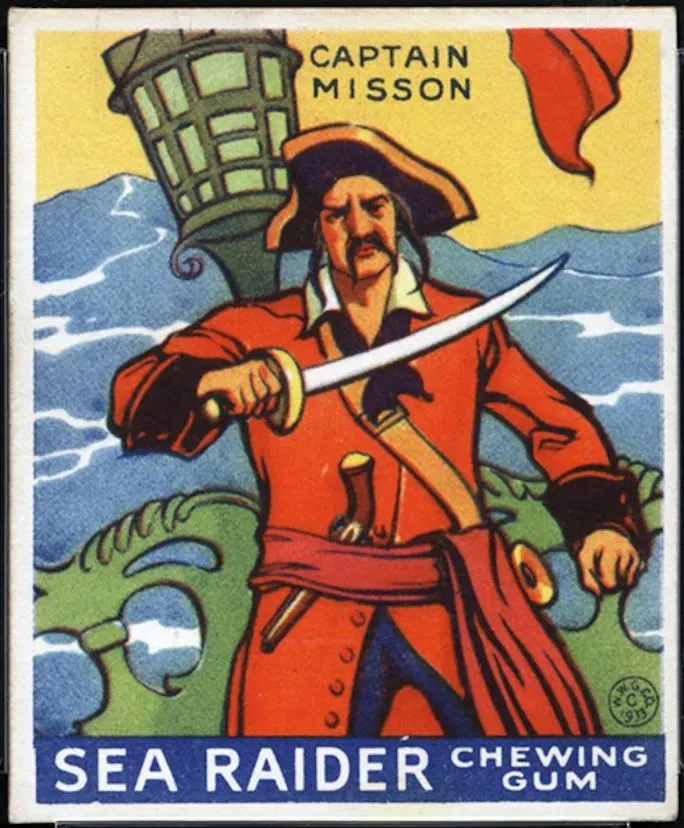 米森上尉 (Captain Misson)，被約翰遜描述為Libertalia的創始人