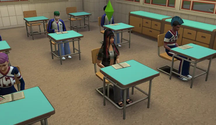 她在學校沒什麼朋友...