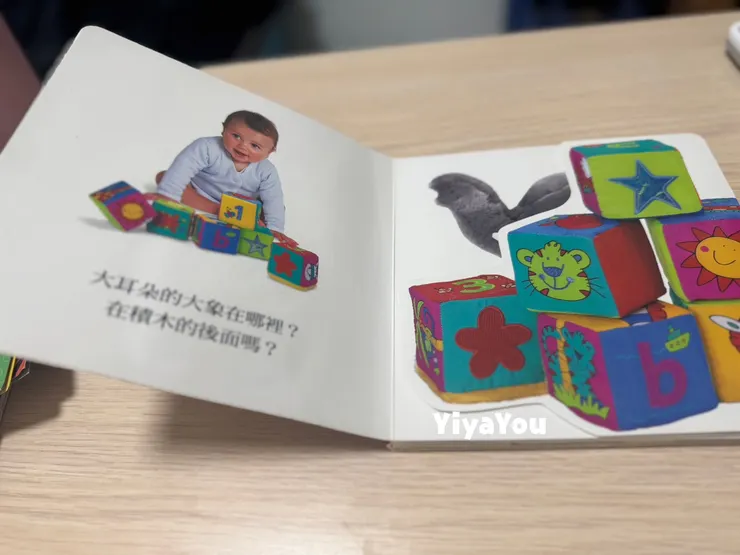 孩子從小就會特別注意書上的寶寶照片（從對方是哥哥，看到現在要叫對方弟弟😁了）