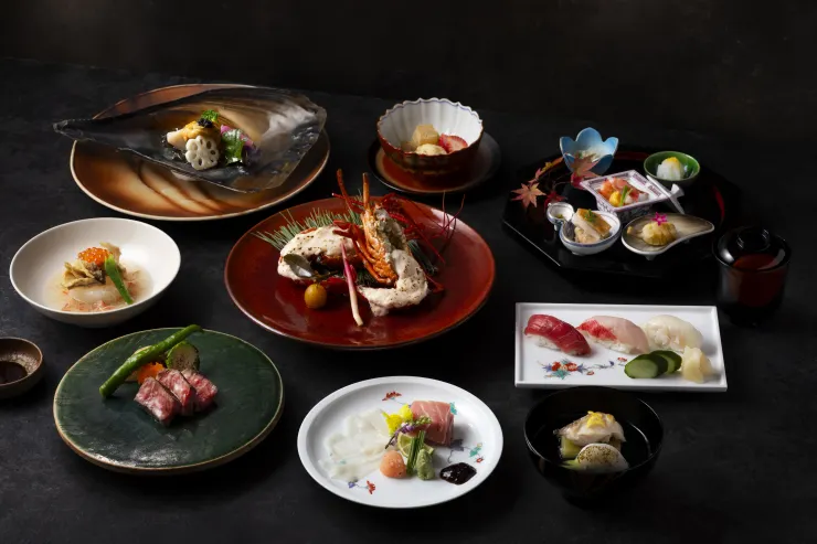 壺中庵料理示意圖。©八芳園