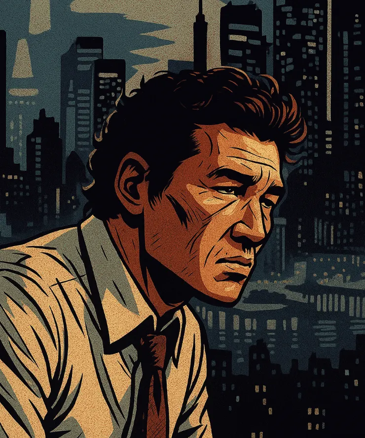 雖是漫畫風，但他的"面秋"真就是這樣