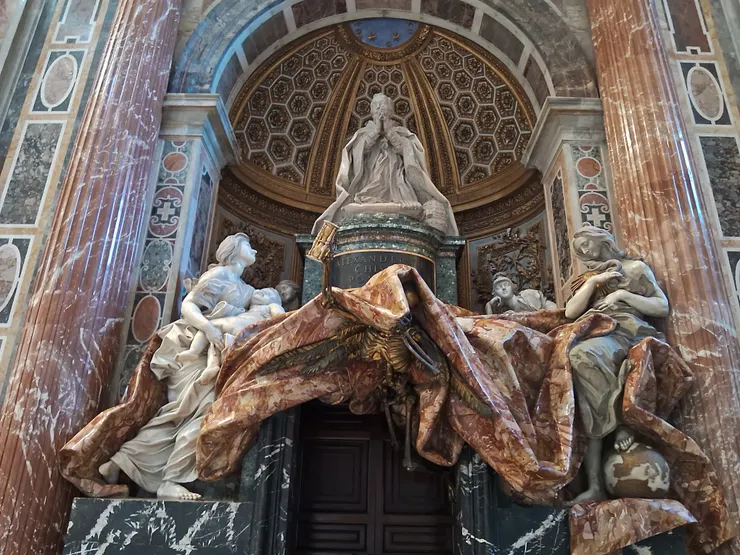 羅馬梵諦岡的聖彼得大教堂。