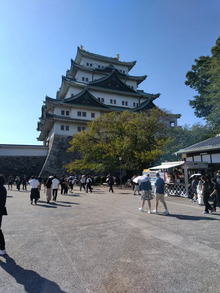 不開放的名古屋城天守閣