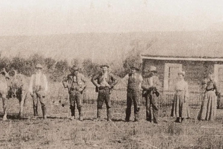 鄰居合照。(年份不明)