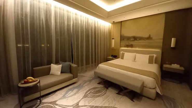 這是台北美福大飯店的行政客房!