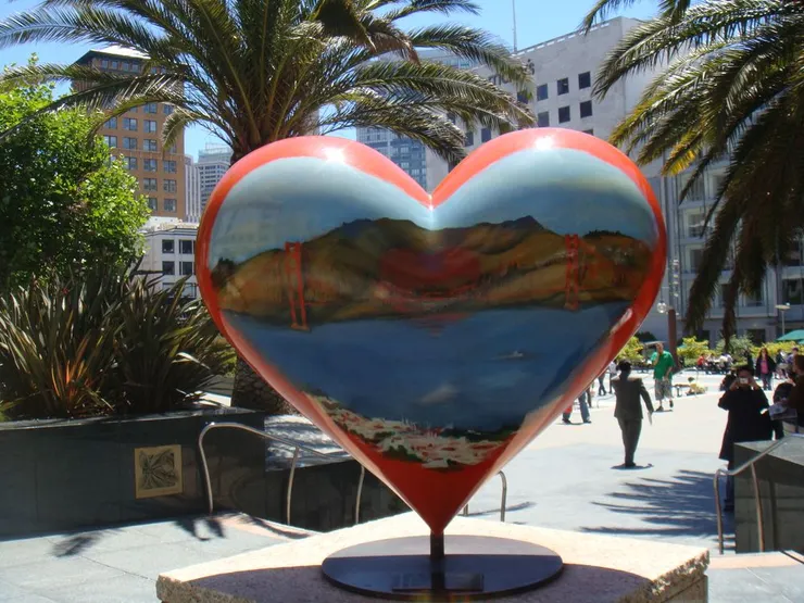 美國舊金山聯合廣場愛心 地點由來