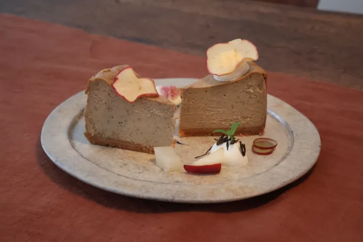 伯爵茶蘋果烤乳酪蛋糕