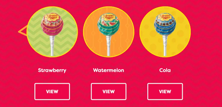 加倍佳棒棒糖包裝仍沿用達利的設計(圖片來源:業者官網)