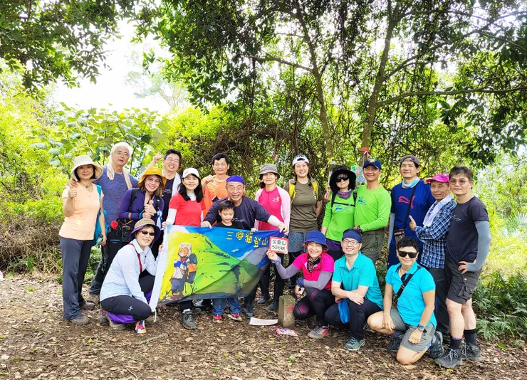 ▲12:30登項金童山(原名尖山、汶水尖山，H:506公尺)