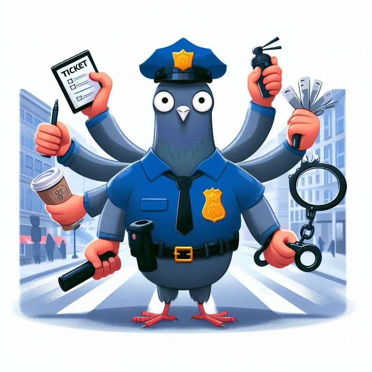 當警察要有三頭六臂，才能處理那麼多鳥事