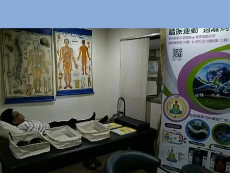 圖四：諧振床的運動效果