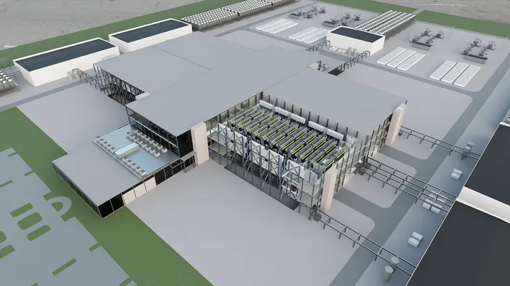 NVIDIA 構思中的 GW 級資料中心參考設計圖