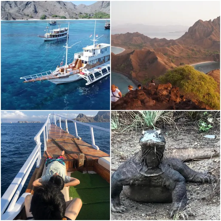 科摩多島船宿及美景(Tyty Chow提供)