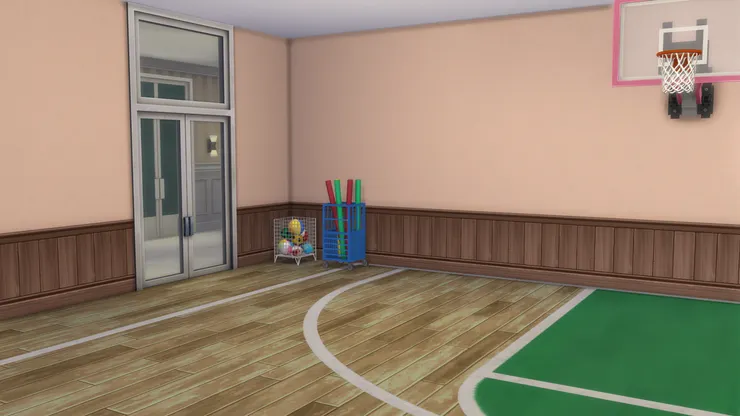 我以前的學校，禮堂是兼作體育館，因為香港沒這麼多地方分別建，不知其他地方如何。