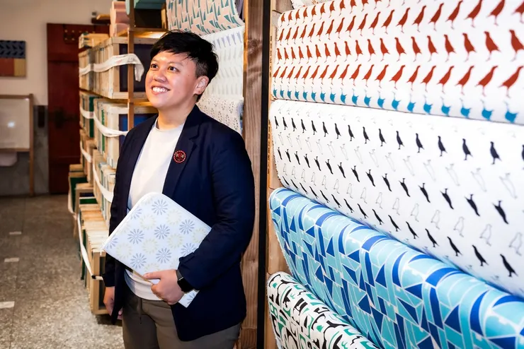 圖說：印花樂透過印花圖案發揚屬於臺灣的文化與精神。（資料來源：人物誌）