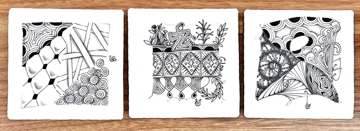 一次一筆畫，每個人都可以畫禪繞