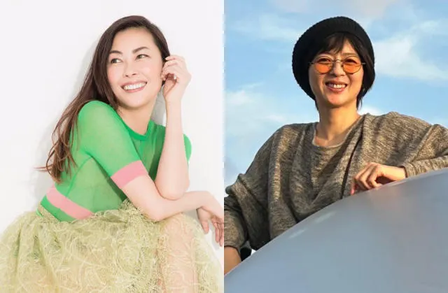 左：中山美穗，右：中山忍。
