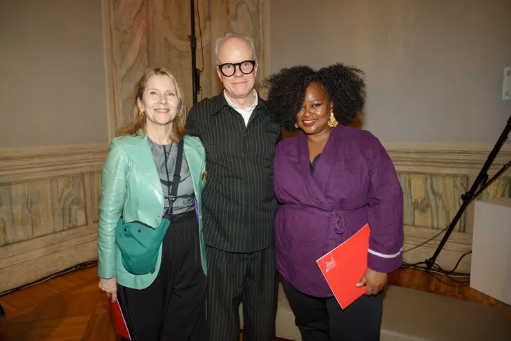 獎項評審（左起）：Paola, Hans, Mpho。Ph：Andrea Avezzù Courtesy of La Biennale di Venezia