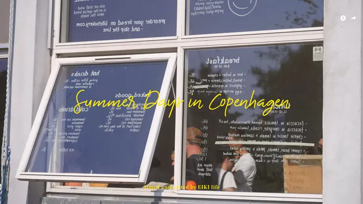 拍得很像畫報的vlog(圖片來源:影片截圖)