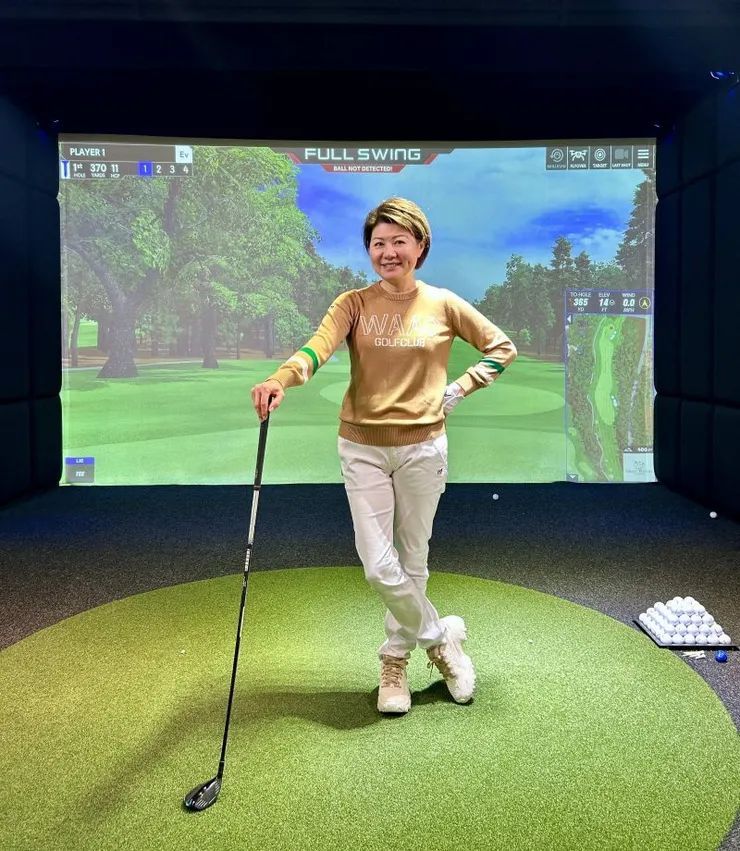 ▲北投國華高爾夫俱樂部副董事長何麗純正式宣布推出全新「會員副卡」制度