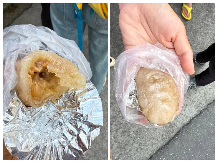 大大的水晶餃有脆脆的內餡